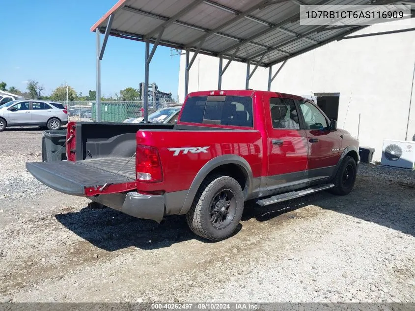 1D7RB1CT6AS116909 2010 Dodge Ram 1500 Slt/Sport/Trx