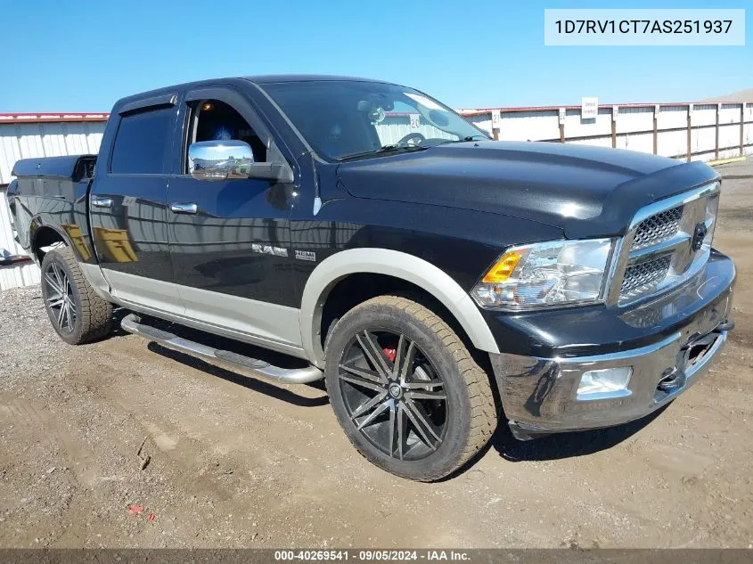 2010 Dodge Ram 1500 Laramie VIN: 1D7RV1CT7AS251937 Lot: 40269541