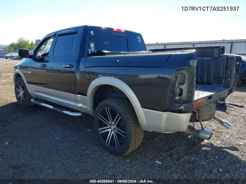 2010 Dodge Ram 1500 Laramie VIN: 1D7RV1CT7AS251937 Lot: 40269541