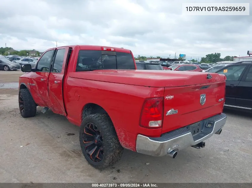 2010 Dodge Ram 1500 Slt/Sport/Trx VIN: 1D7RV1GT9AS259659 Lot: 40273973