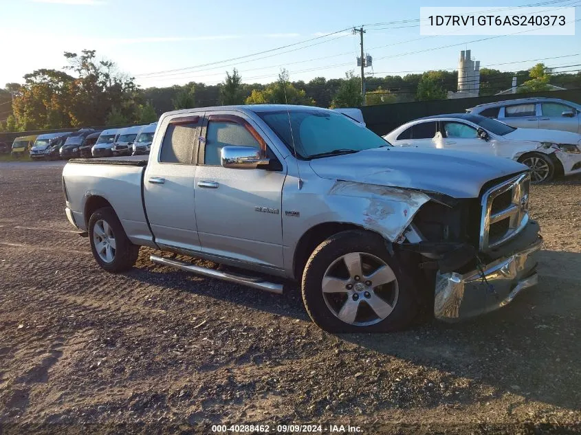 2010 Dodge Ram 1500 VIN: 1D7RV1GT6AS240373 Lot: 40288462