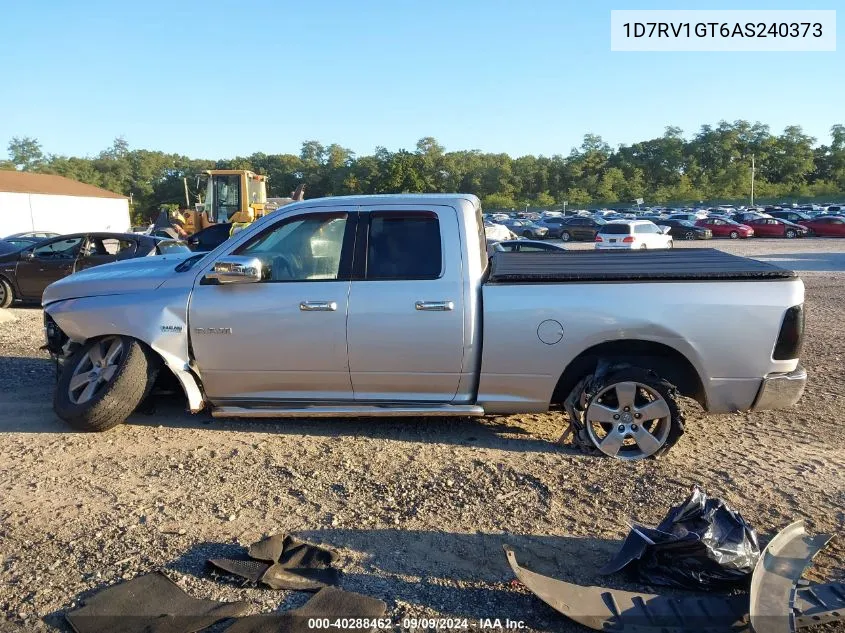 2010 Dodge Ram 1500 VIN: 1D7RV1GT6AS240373 Lot: 40288462