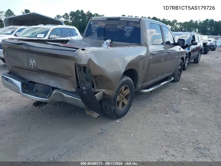 2010 Dodge Ram 1500 Slt/Sport/Trx VIN: 1D7RB1CT5AS179726 Lot: 40306173