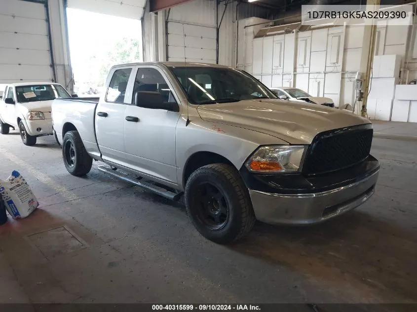 2010 Dodge Ram 1500 St VIN: 1D7RB1GK5AS209390 Lot: 40315599