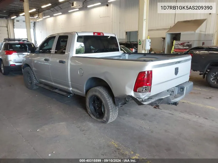 1D7RB1GK5AS209390 2010 Dodge Ram 1500 St