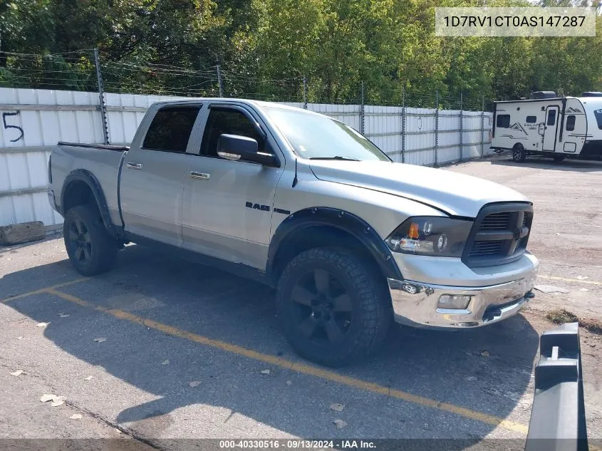 1D7RV1CT0AS147287 2010 Dodge Ram 1500 Slt/Sport/Trx