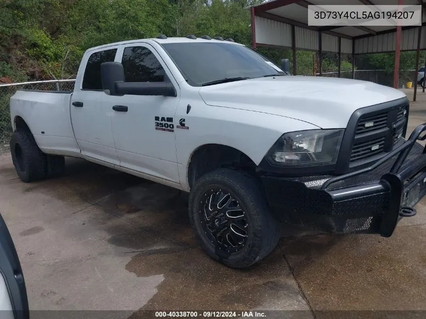 3D73Y4CL5AG194207 2010 Dodge Ram 3500 St