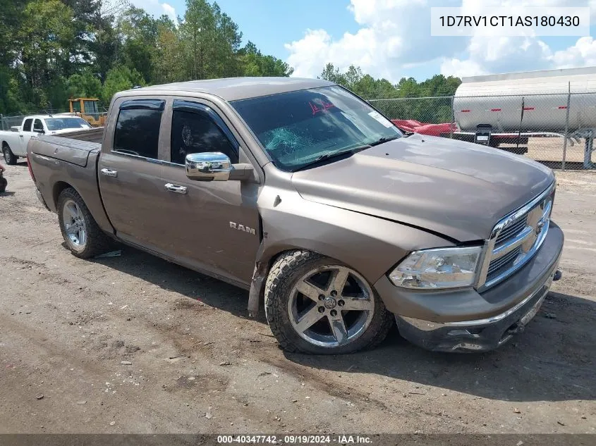 2010 Dodge Ram 1500 Slt/Sport/Trx VIN: 1D7RV1CT1AS180430 Lot: 40347742