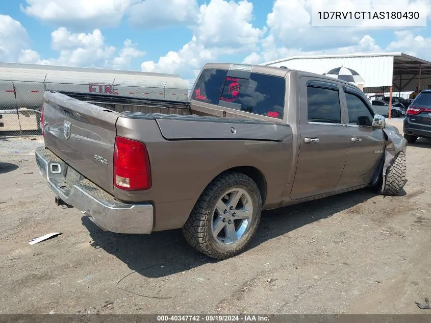 2010 Dodge Ram 1500 Slt/Sport/Trx VIN: 1D7RV1CT1AS180430 Lot: 40347742