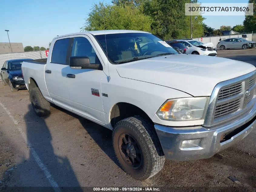 2010 Dodge Ram 2500 Slt/Power Wagon VIN: 3D7TT2CT7AG178626 Lot: 40347889