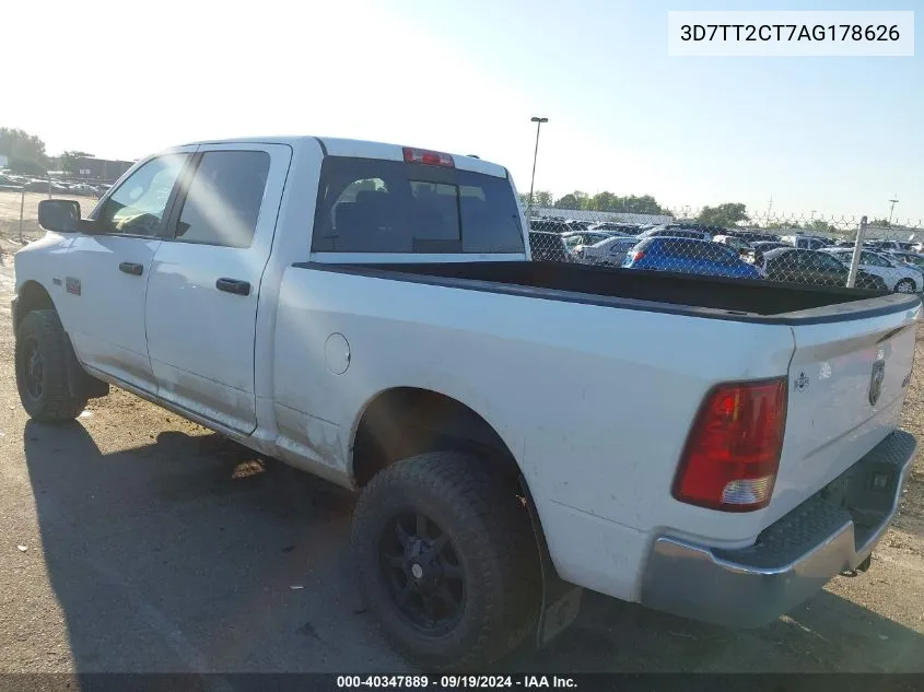 3D7TT2CT7AG178626 2010 Dodge Ram 2500 Slt/Power Wagon