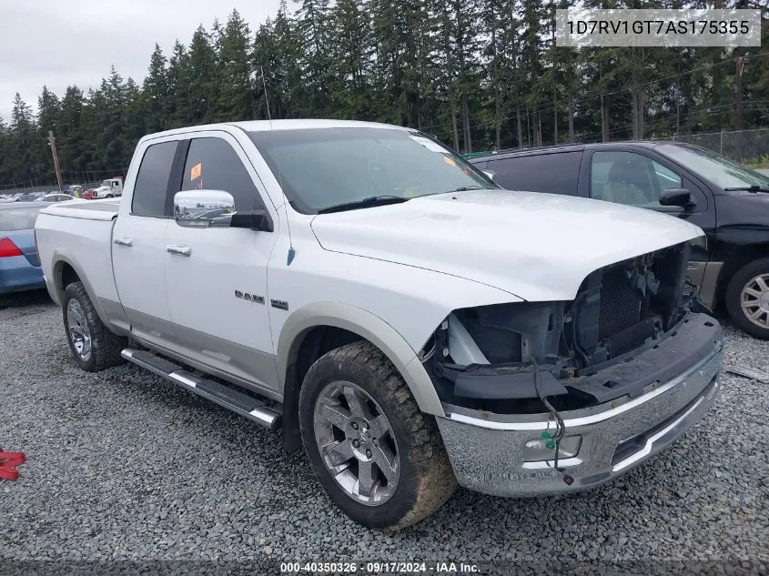 2010 Dodge Ram 1500 Laramie VIN: 1D7RV1GT7AS175355 Lot: 40350326