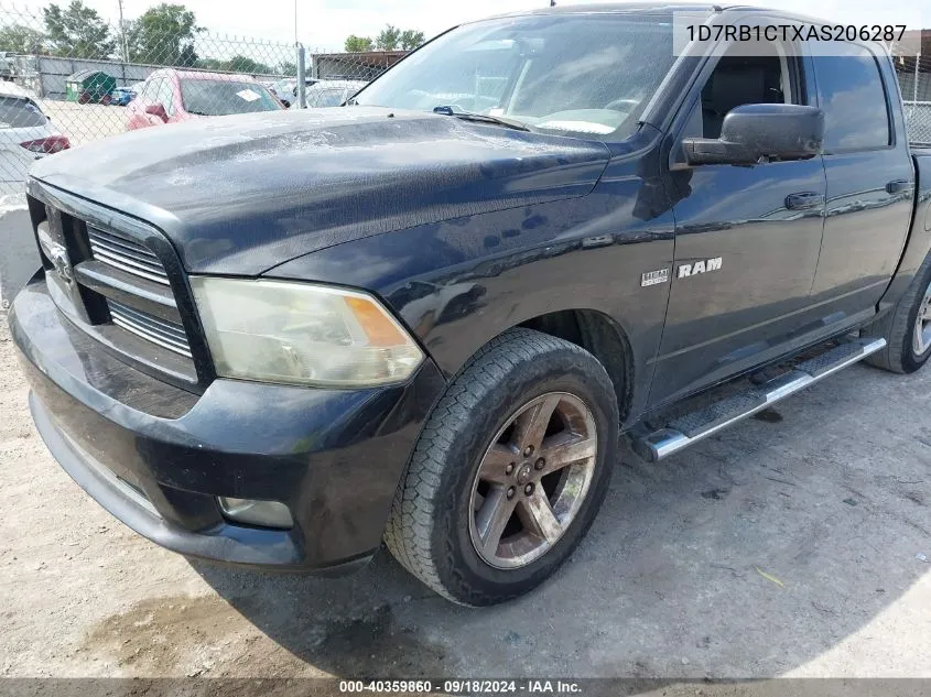 1D7RB1CTXAS206287 2010 Dodge Ram 1500 Slt/Sport/Trx