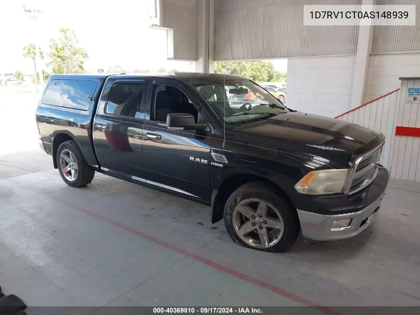 1D7RV1CT0AS148939 2010 Dodge Ram 1500 Slt/Sport/Trx