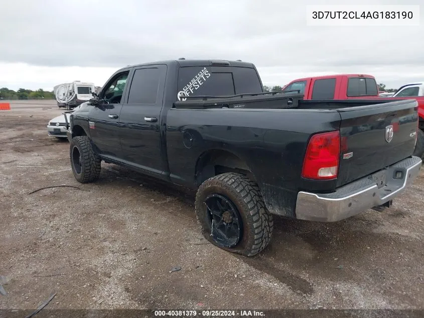 2010 Dodge Ram 2500 Laramie VIN: 3D7UT2CL4AG183190 Lot: 40381379