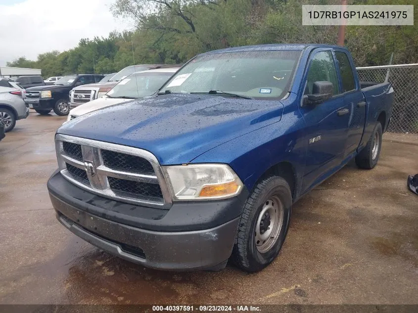 2010 Dodge Ram 1500 St VIN: 1D7RB1GP1AS241975 Lot: 40397591