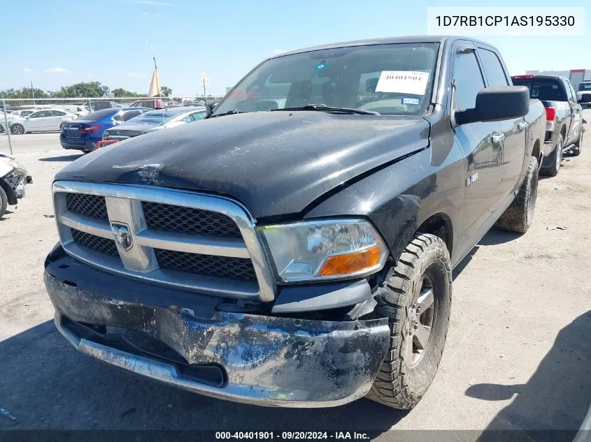 2010 Dodge Ram 1500 Slt/Sport/Trx VIN: 1D7RB1CP1AS195330 Lot: 40401901