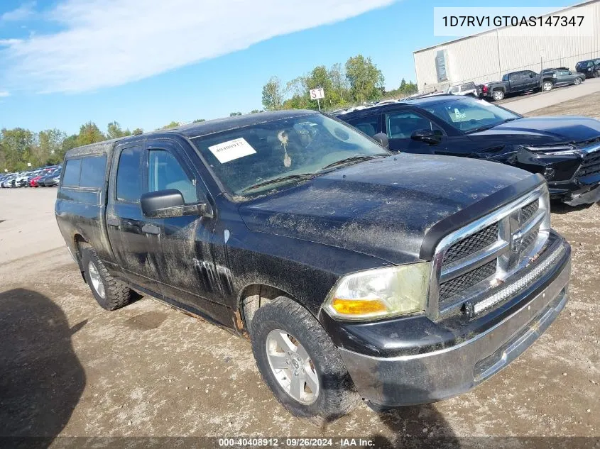 2010 Dodge Ram 1500 Slt/Sport/Trx VIN: 1D7RV1GT0AS147347 Lot: 40408912