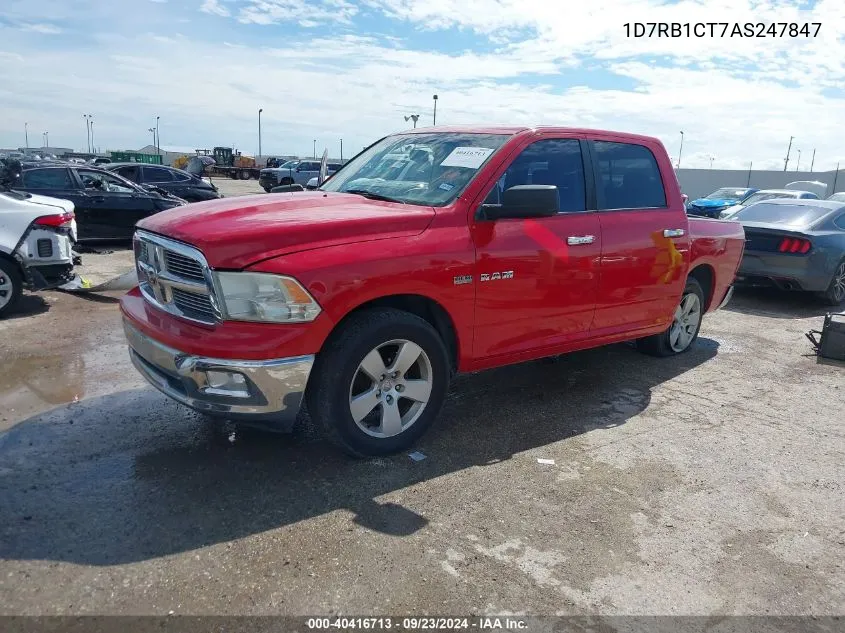 1D7RB1CT7AS247847 2010 Dodge Ram 1500 Slt/Sport/Trx