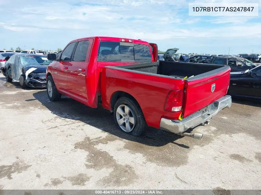 2010 Dodge Ram 1500 Slt/Sport/Trx VIN: 1D7RB1CT7AS247847 Lot: 40416713