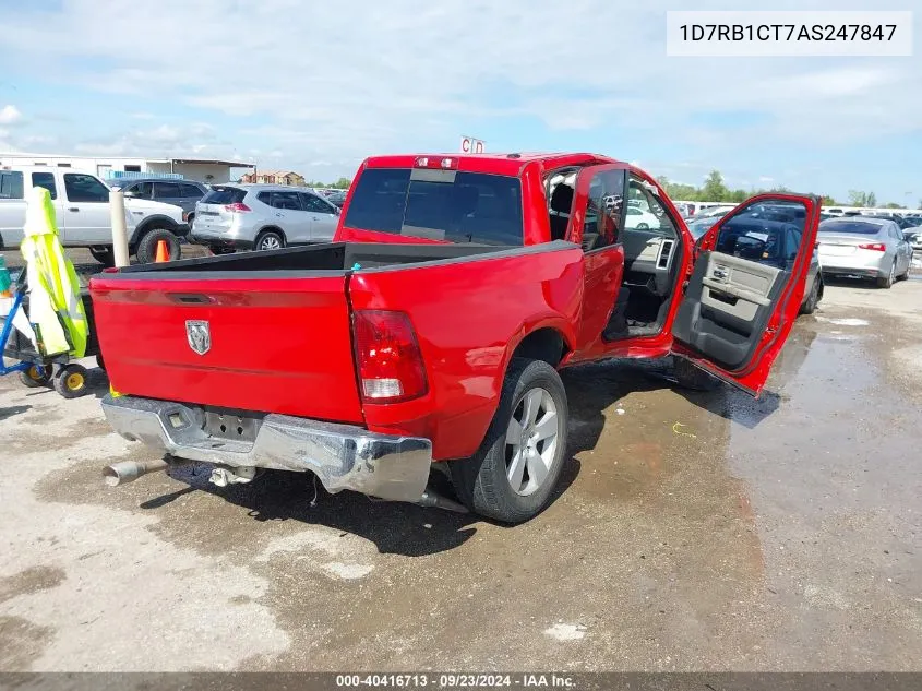 2010 Dodge Ram 1500 Slt/Sport/Trx VIN: 1D7RB1CT7AS247847 Lot: 40416713