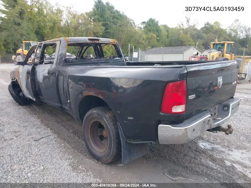 3D73Y4CL5AG193459 2010 Dodge Ram 3500 Laramie