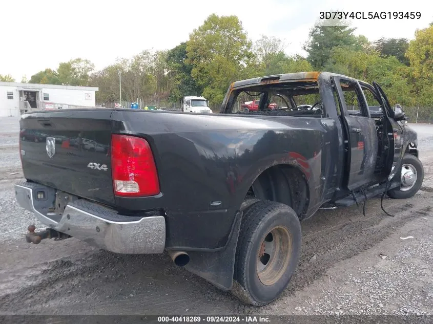 2010 Dodge Ram 3500 Laramie VIN: 3D73Y4CL5AG193459 Lot: 40418269