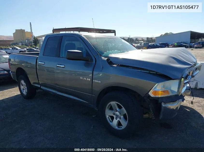 2010 Dodge Ram 1500 Slt/Sport/Trx VIN: 1D7RV1GT1AS105477 Lot: 40418850