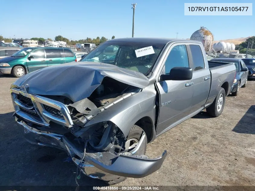 2010 Dodge Ram 1500 Slt/Sport/Trx VIN: 1D7RV1GT1AS105477 Lot: 40418850