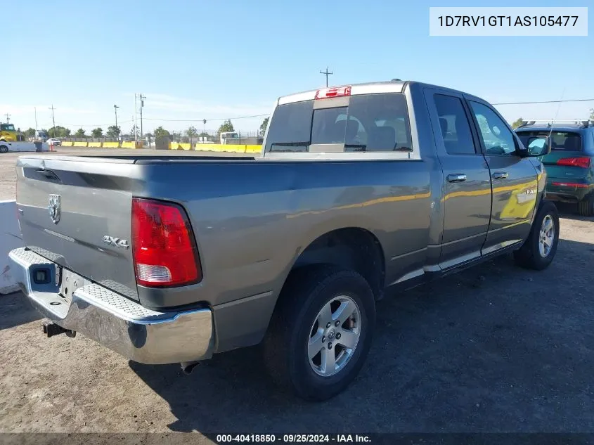 2010 Dodge Ram 1500 Slt/Sport/Trx VIN: 1D7RV1GT1AS105477 Lot: 40418850