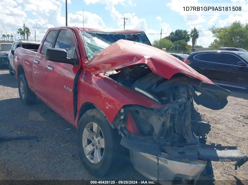 2010 Dodge Ram 1500 Slt/Sport/Trx VIN: 1D7RB1GP9AS181508 Lot: 40426125