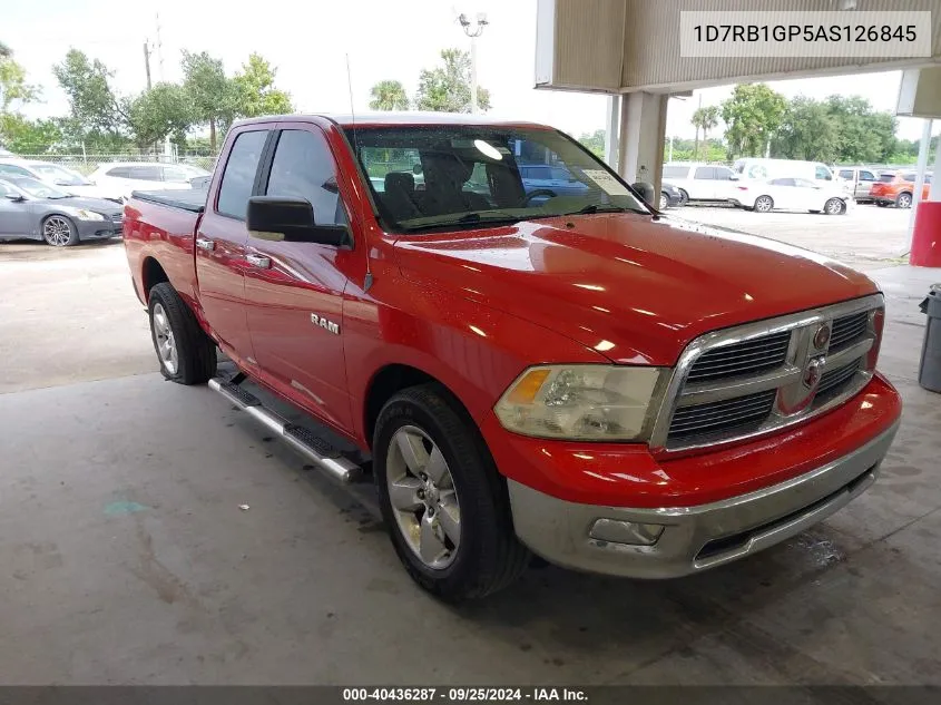 2010 Dodge Ram 1500 Slt/Sport/Trx VIN: 1D7RB1GP5AS126845 Lot: 40436287