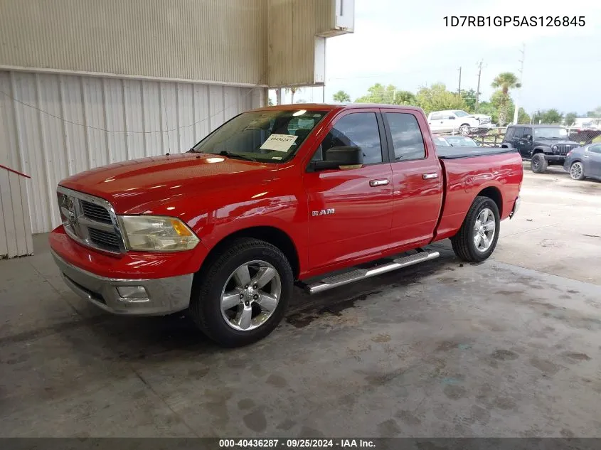 2010 Dodge Ram 1500 Slt/Sport/Trx VIN: 1D7RB1GP5AS126845 Lot: 40436287