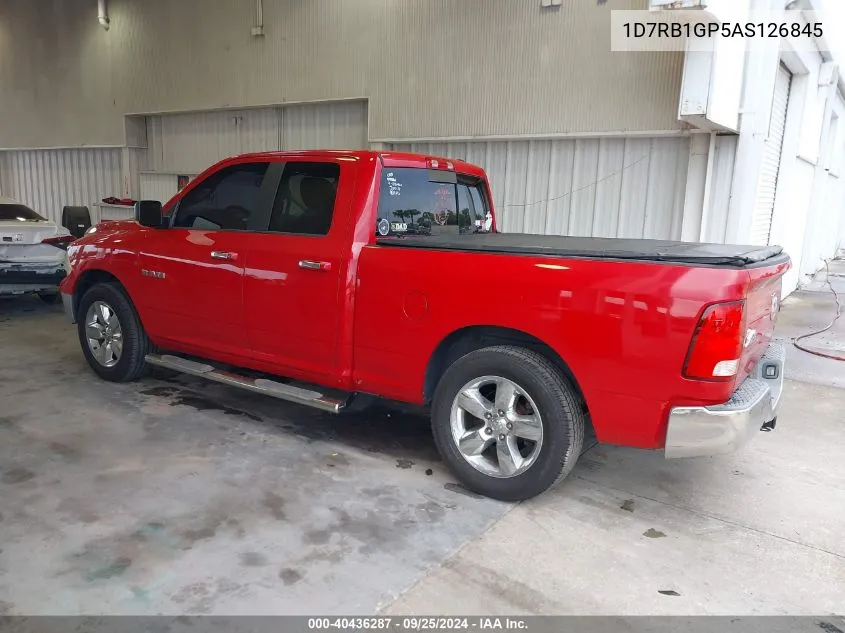 2010 Dodge Ram 1500 Slt/Sport/Trx VIN: 1D7RB1GP5AS126845 Lot: 40436287