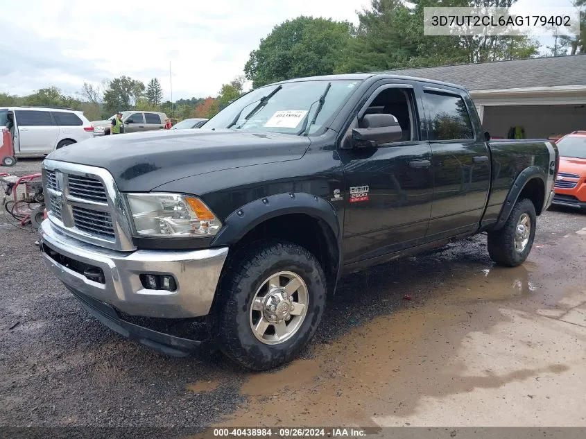 2010 Dodge Ram 2500 VIN: 3D7UT2CL6AG179402 Lot: 40438984