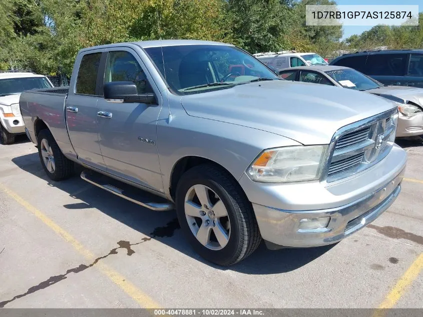 2010 Dodge Ram 1500 Slt/Sport/Trx VIN: 1D7RB1GP7AS125874 Lot: 40478881