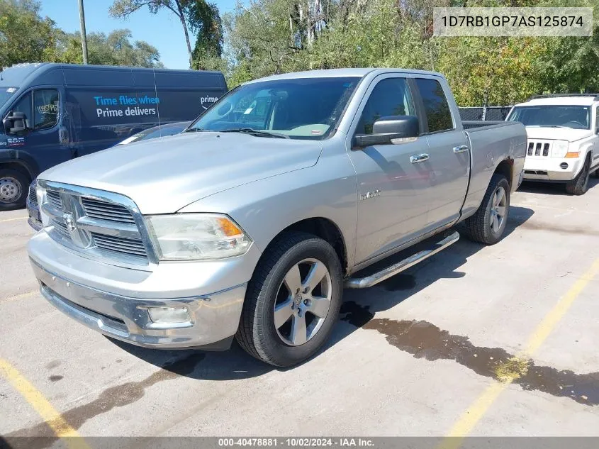 2010 Dodge Ram 1500 Slt/Sport/Trx VIN: 1D7RB1GP7AS125874 Lot: 40478881