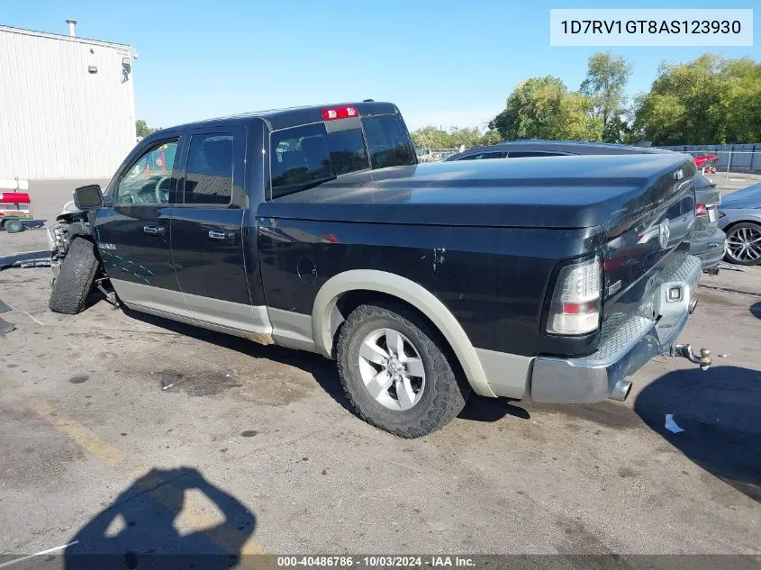 2010 Dodge Ram 1500 Laramie VIN: 1D7RV1GT8AS123930 Lot: 40486786