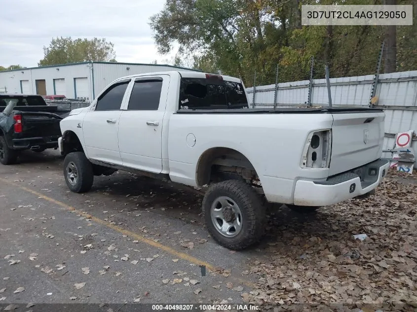 2010 Dodge Ram 2500 Slt VIN: 3D7UT2CL4AG129050 Lot: 40498207