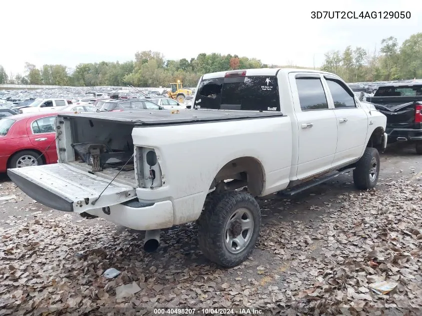 2010 Dodge Ram 2500 Slt VIN: 3D7UT2CL4AG129050 Lot: 40498207