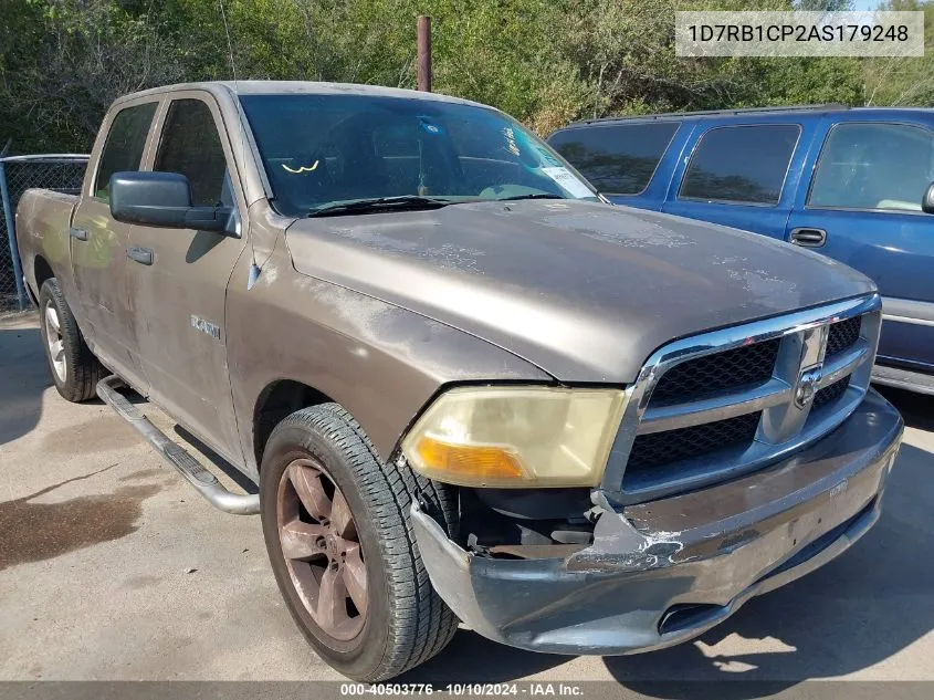 2010 Dodge Ram 1500 VIN: 1D7RB1CP2AS179248 Lot: 40503776