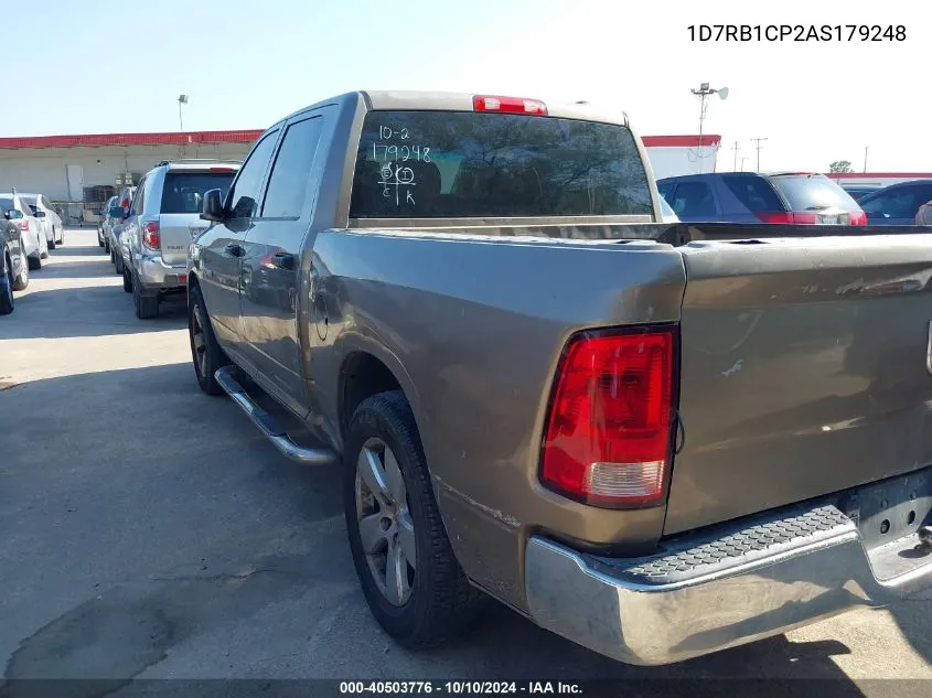 2010 Dodge Ram 1500 VIN: 1D7RB1CP2AS179248 Lot: 40503776