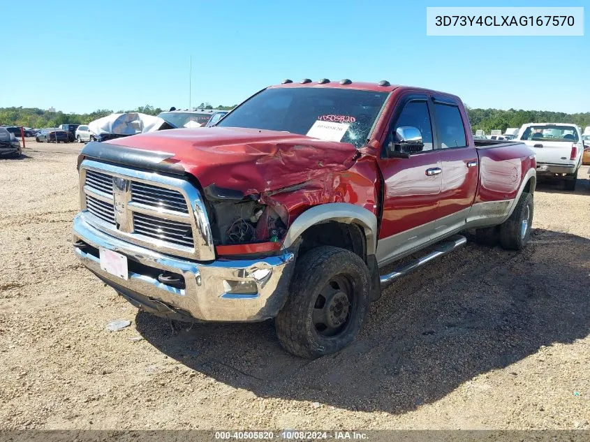 2010 Dodge Ram 3500 Laramie VIN: 3D73Y4CLXAG167570 Lot: 40505820