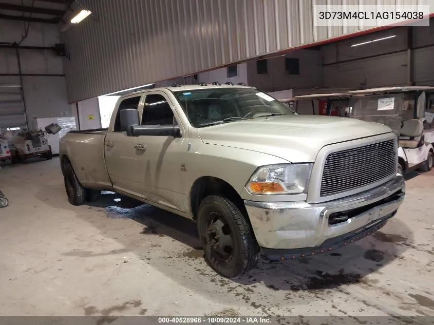 2010 Dodge Ram 3500 VIN: 3D73M4CL1AG154038 Lot: 40528968