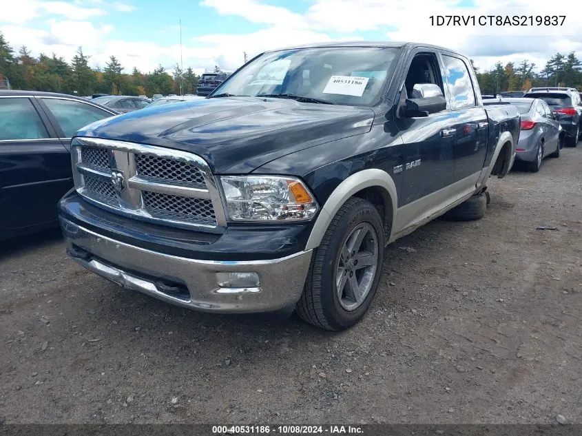 2010 Dodge Ram 1500 Laramie VIN: 1D7RV1CT8AS219837 Lot: 40531186