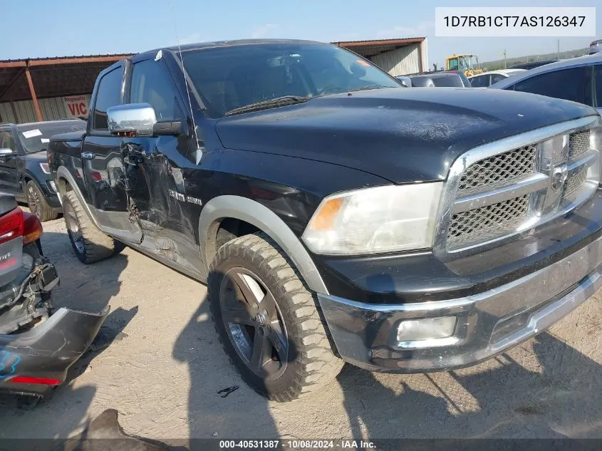 2010 Dodge Ram 1500 VIN: 1D7RB1CT7AS126347 Lot: 40531387