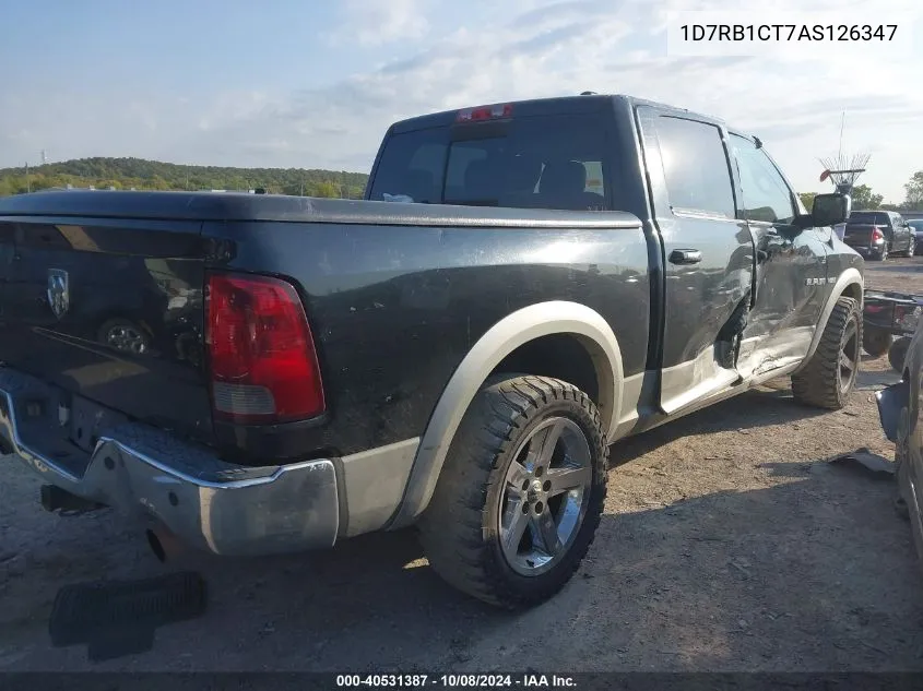 2010 Dodge Ram 1500 VIN: 1D7RB1CT7AS126347 Lot: 40531387