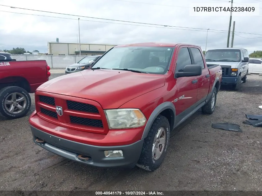 2010 Dodge Ram 1500 VIN: 1D7RB1CT4AS238409 Lot: 40541179