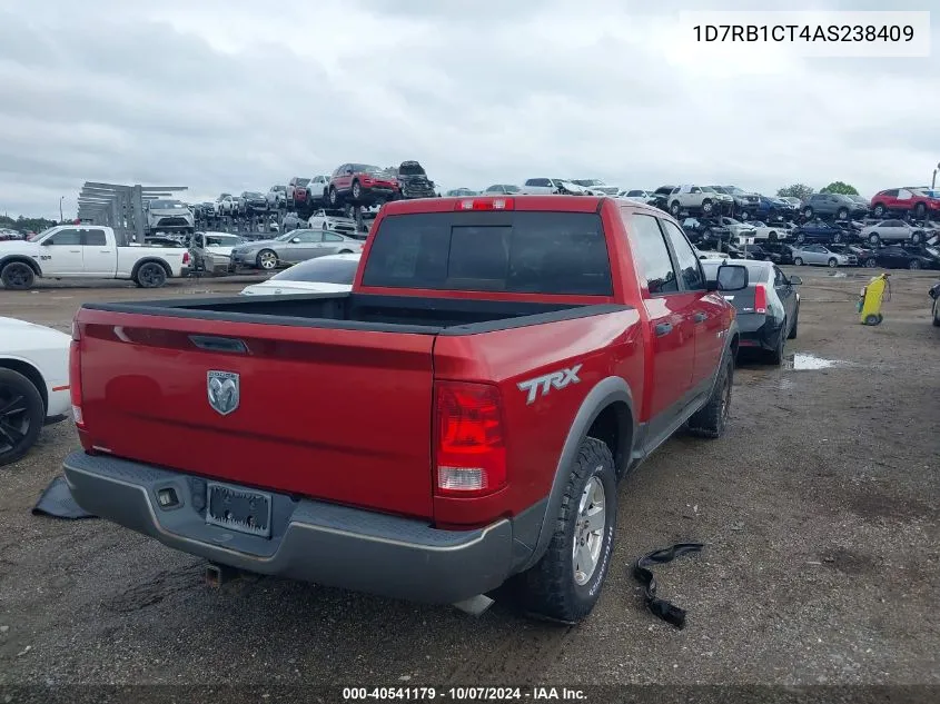 2010 Dodge Ram 1500 VIN: 1D7RB1CT4AS238409 Lot: 40541179