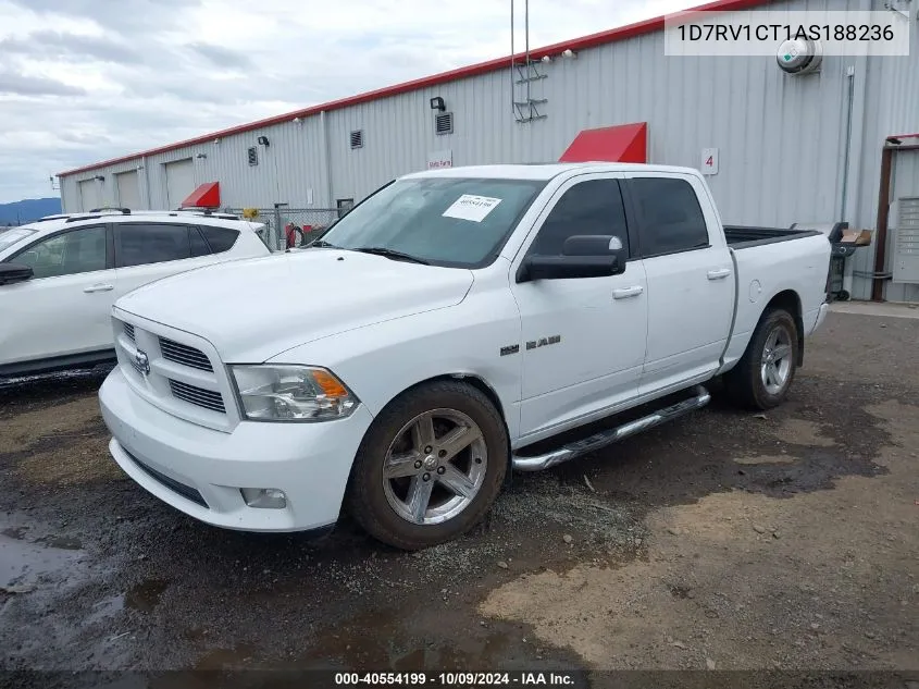 2010 Dodge Ram 1500 Slt/Sport/Trx VIN: 1D7RV1CT1AS188236 Lot: 40554199